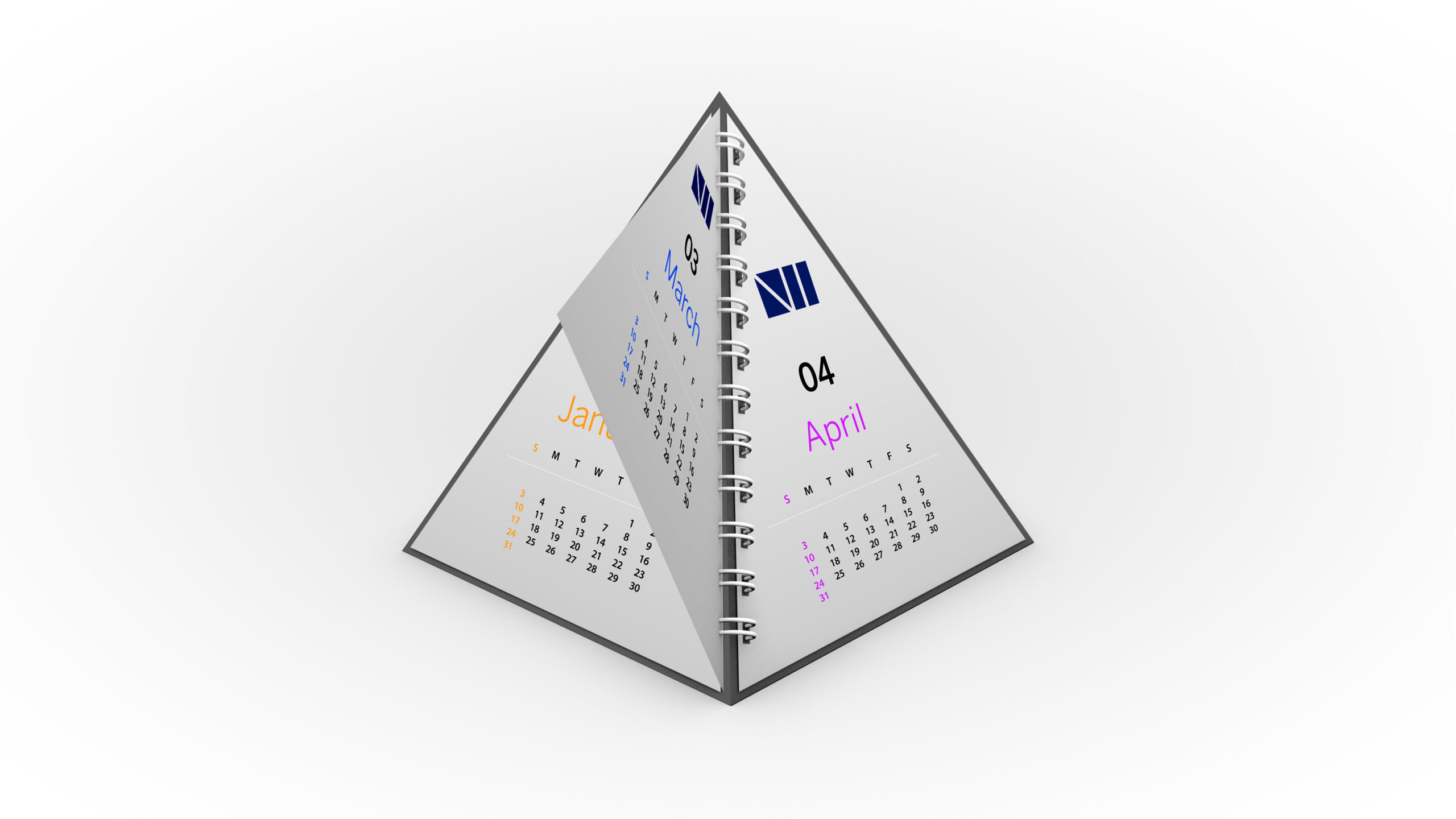 Pyramid Calendar Mockup Nonso Okolo Pyramid Calendar Mockup Nonso Okolo